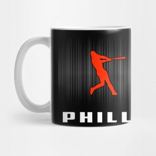 Philly Retro Baseball Souvenir I Love Philly Men Women Mug